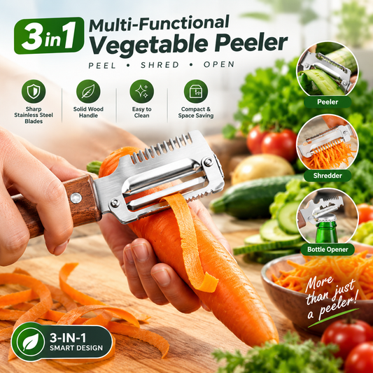 3 in 1 Multi-Functional Vegetable Peeler