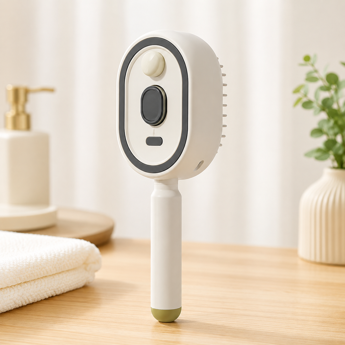 Steam Brush | Rechargeable Detangling Tool with Oil