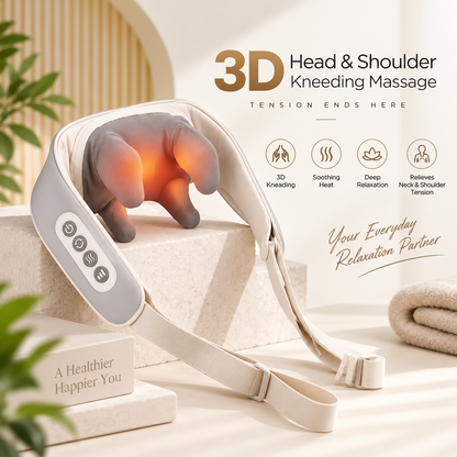 3d head and shoulder Kneeding Massage