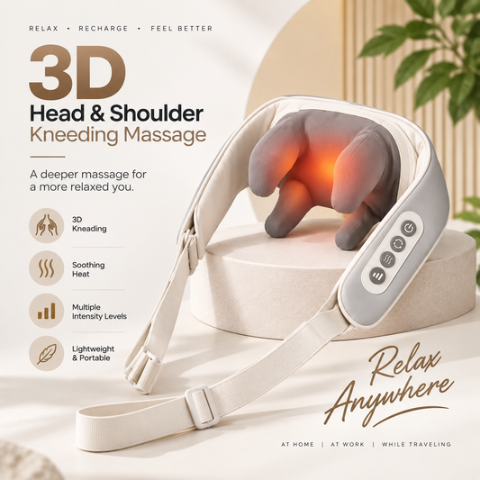 3d head and shoulder Kneeding Massage