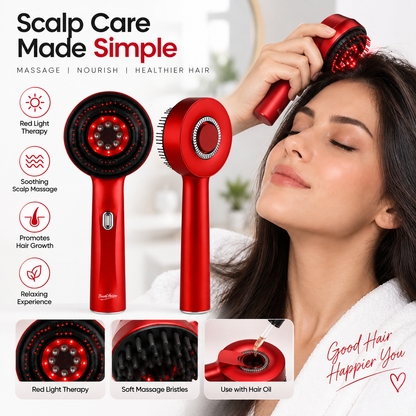 Scalp Massage Brush with Oil Applicator
