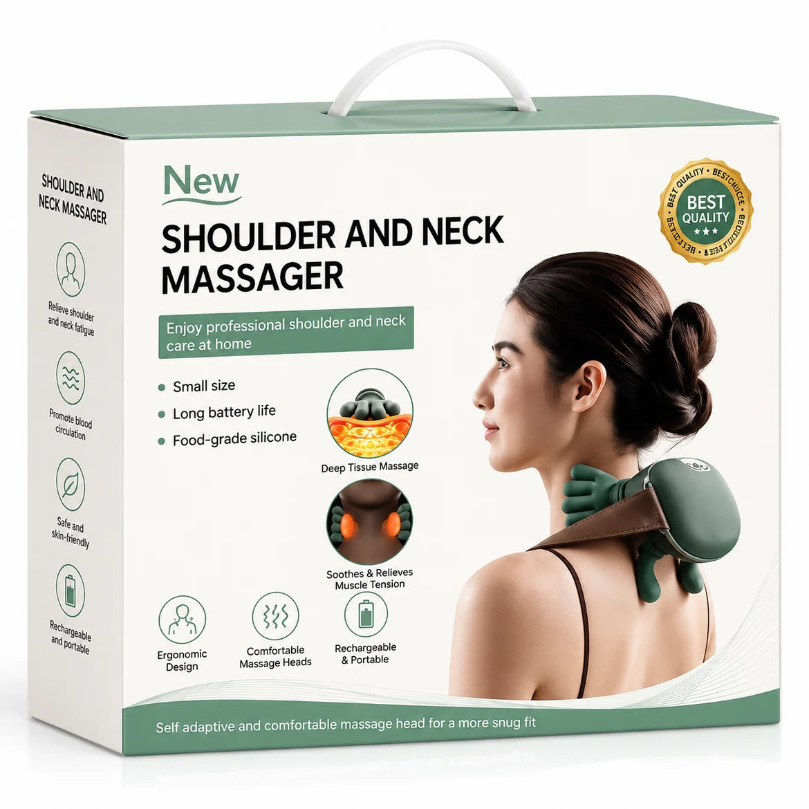 Neck and Back Massager for Pain Relief Deep Tissue